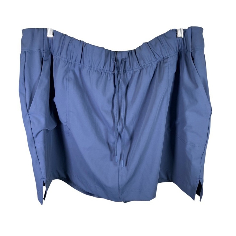 LIVI‎ Lane Bryant Plus Size 26/28 Blue Skort Drawstring Elastic Waist Active new